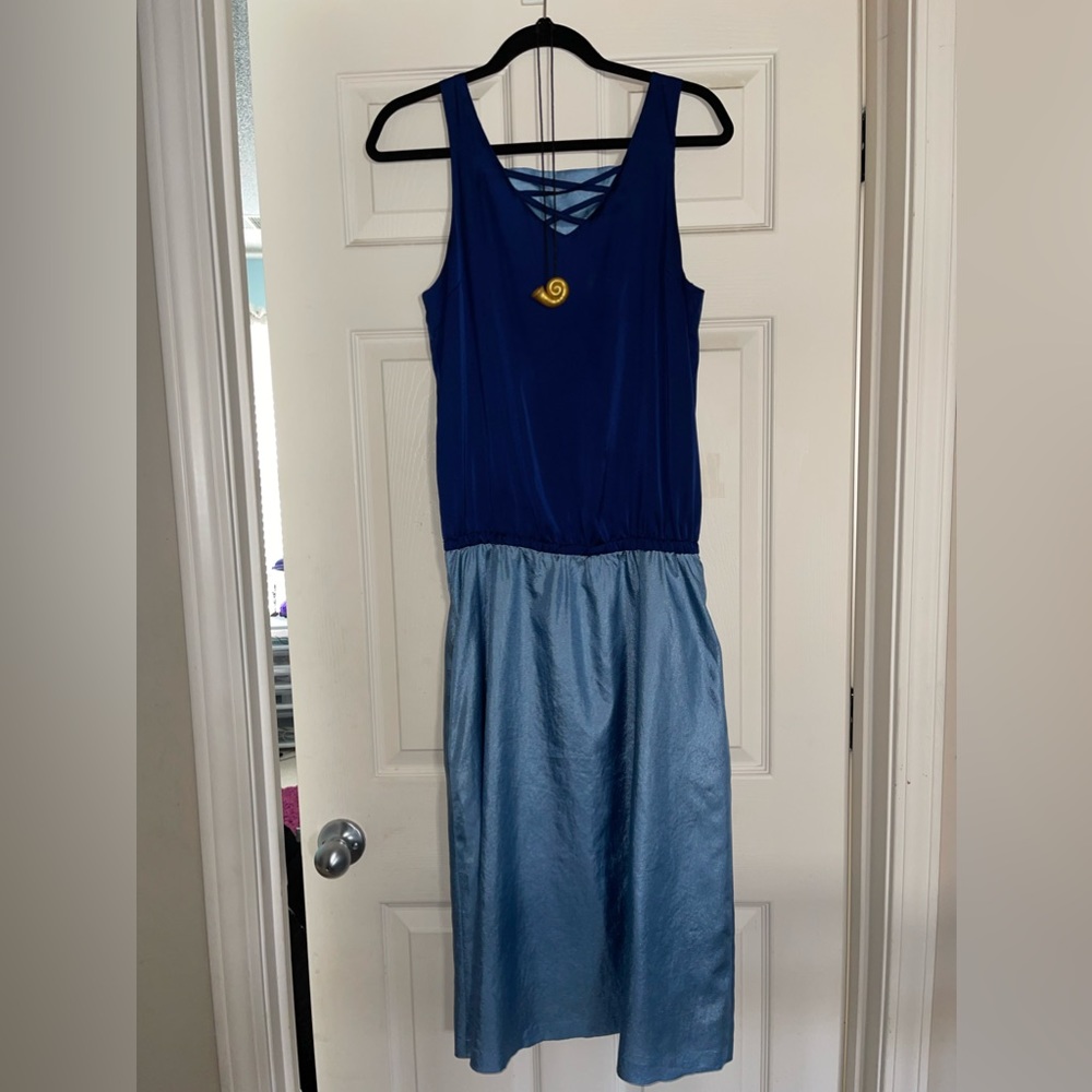 Little Mermaid Vanessa/Ursula Costume (for Women) + Ursula Shell Necklace